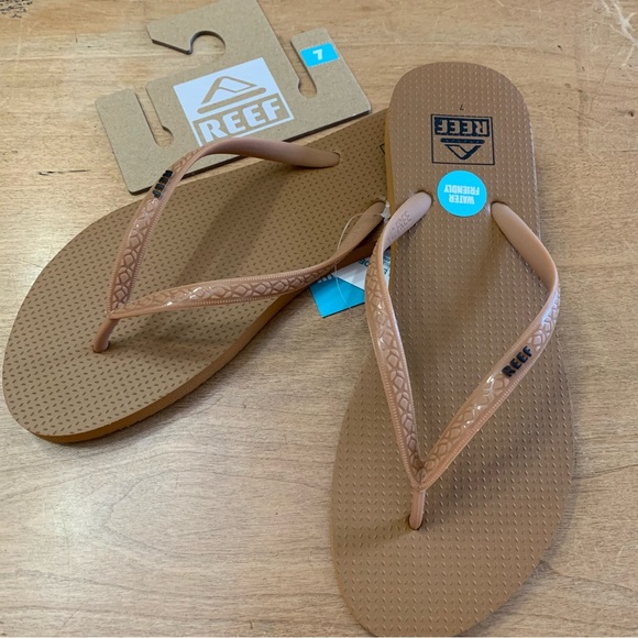 NWT. Reef Tan Seaside Sandals - size 7 - Picture 6 of 10